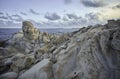 Granite rocky conformations on the Sardinian coast Royalty Free Stock Photo