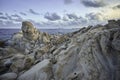 Granite rocky conformations on the Sardinian coast Royalty Free Stock Photo