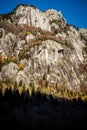 Granite rocky wall Valtellina Italy