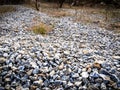 Granite, rubble, background for design , pebble Royalty Free Stock Photo
