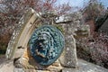 Granite sculture in Pont Aven village