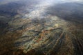 Granite slab under the surface of the water