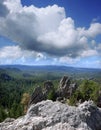 Granite Spires in the Black Hills of South Dakota Royalty Free Stock Photo