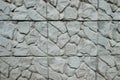 Granite stone gray decorative brick wall background texture Royalty Free Stock Photo