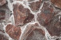 granite stone laid out for background or house building Royalty Free Stock Photo