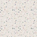 Granite stone terrazzo floor texture. Abstract  background, seamless pattern. Royalty Free Stock Photo