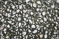 Granite stone texture background. Floor surface with pebbles Royalty Free Stock Photo