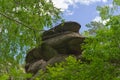 Granite stones of Arakul Shihan, view from below Royalty Free Stock Photo