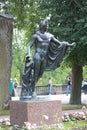 Granite Terrace, Catherine Park. Bronze statue of Apollo Belvedere, ancient Greek god