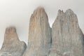 Granite Towers - Torres Del Paine National Park - Chile Royalty Free Stock Photo