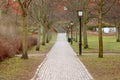 Granite walkway