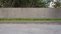 Granite wall in Burnett Plaza with a donation and dedication quote by Samuel Burk Burnett. by