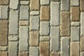 Granite wall texture. Stonework. Details of urban architecture