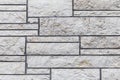 Granite white stone block walls Royalty Free Stock Photo