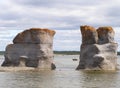 Granitic islets and reefs Royalty Free Stock Photo