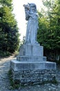 Statue of pagan god Radesast with horn of plenty