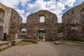 Granna, Sweden - 08.05.2025: Interior of the ruins of Brahehus Castle in Jonkoping County, Sweden Royalty Free Stock Photo