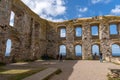 Granna, Sweden - 08.05.2025: Interior of the ruins of Brahehus Castle in Jonkoping County, Sweden Royalty Free Stock Photo