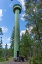 Granna, Sweden - 08.05.2025: Tegner Tower watchtower in Sweden Royalty Free Stock Photo