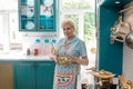 Granny holding a bowl