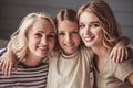 Granny, mom and daughter Royalty Free Stock Photo