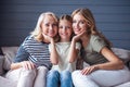 Granny, mom and daughter Royalty Free Stock Photo