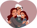 Grandmother, Mother and Daughter in Multigenerational Family Portrait