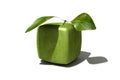 Granny Smith cube Royalty Free Stock Photo