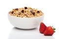 Granola breakfast on a bowl Royalty Free Stock Photo