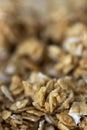 Granola with detailed texture and selective focus Royalty Free Stock Photo