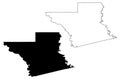 Grant County, Louisiana U.S. county, United States of America, USA, U.S., US map vector illustration, scribble sketch Grant Royalty Free Stock Photo