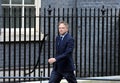 Grant Shapps, the Member of Parliament for Welwyn Hatfield, stands in Downing Street in London