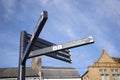 Grantham direction signs on Market Place.