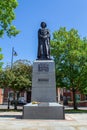 GRANTHAM, ENGLAND- 26 June 2022: Statue of Margaret Thatcher