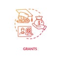 Grants concept icon