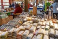 Granville Island Public Market in Vancouver. It's home to over 100 vendors offering fresh seafood, meats, sweets and European