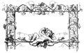 Grape frame | Antique Design Illustrations