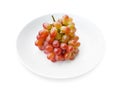 Grape fruit on white dish