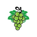 Grape icon vector illustration logo design Royalty Free Stock Photo