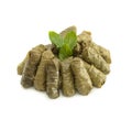 Grape Leaves Stuffed Rolls Royalty Free Stock Photo
