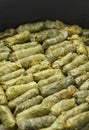 Grape Leaves Stuffed Rolls Royalty Free Stock Photo