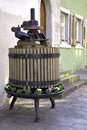 Grape press in Meersburg Royalty Free Stock Photo