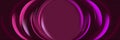 Grape purple color aurora banner design