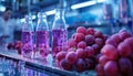 Grape Research in Modern Laboratory, generative ai Royalty Free Stock Photo