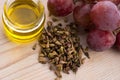 Grape seed oil Royalty Free Stock Photo