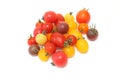 Grape tomato in a white background Royalty Free Stock Photo