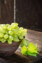 Grape varieties of ladies' fingers in a brown