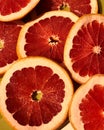 Grapefruit background made in vibrant colors