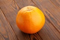 grapefruit on brown wood Royalty Free Stock Photo