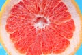 Grapefruit close up macro of. ripe juicy fruit in water, under water, for juice